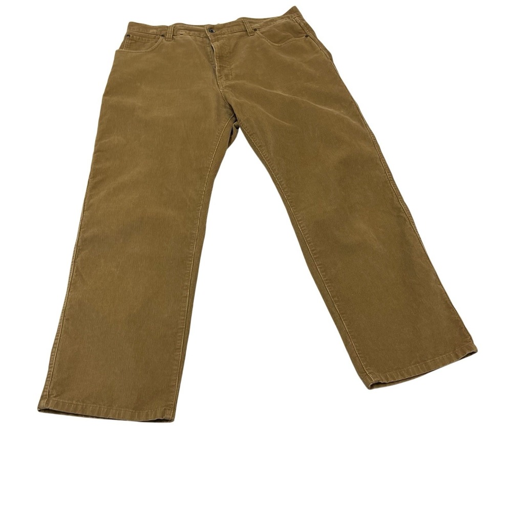LL Bean Cordury Pants Natural Fit Straight Leg Mens 38/30 Comfort Casual Fall